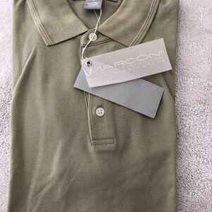 Marcon Polo Light Olive Pima Cotton Size Large NWT